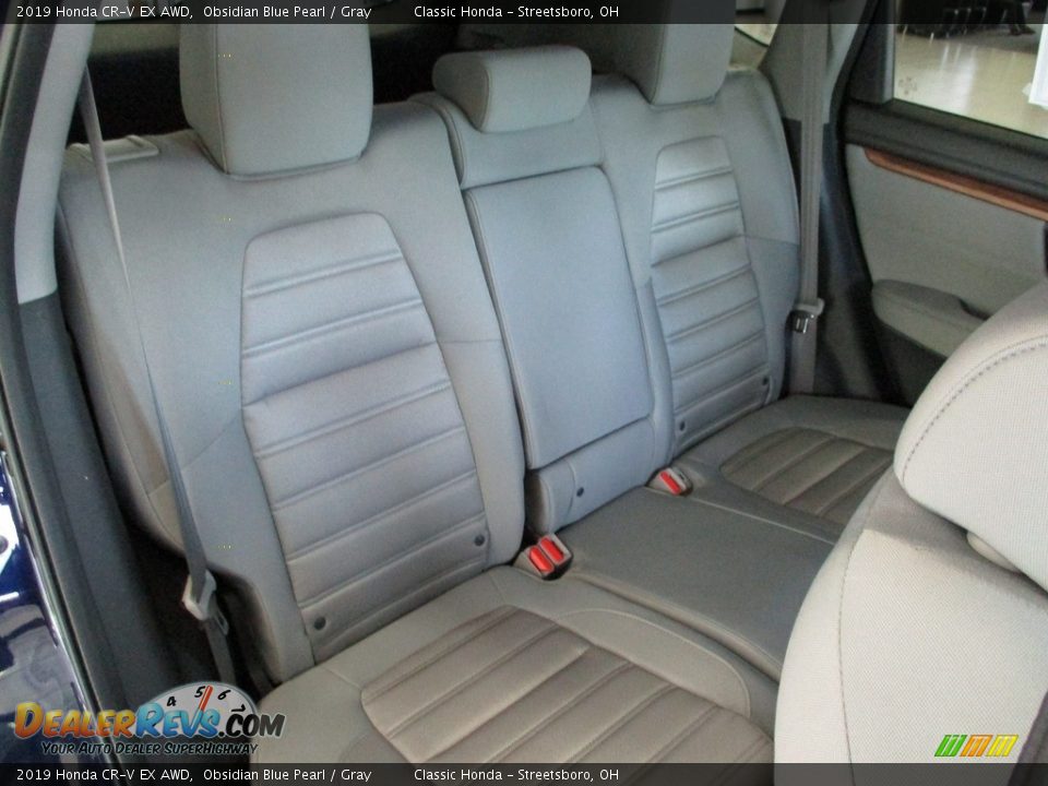2019 Honda CR-V EX AWD Obsidian Blue Pearl / Gray Photo #22