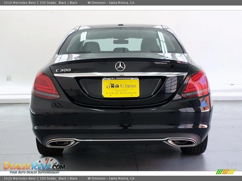 2019 Mercedes-Benz C 300 Sedan Black / Black Photo #3