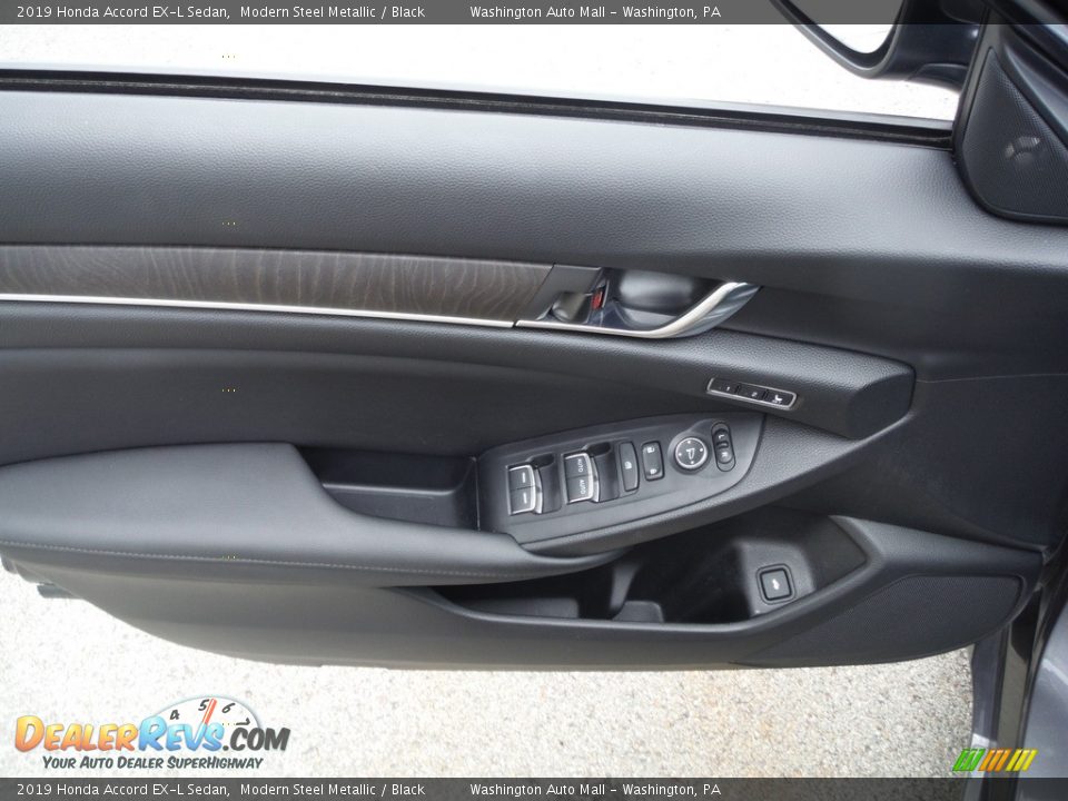 2019 Honda Accord EX-L Sedan Modern Steel Metallic / Black Photo #12