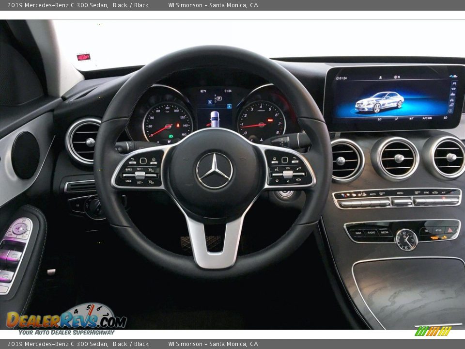 2019 Mercedes-Benz C 300 Sedan Black / Black Photo #4