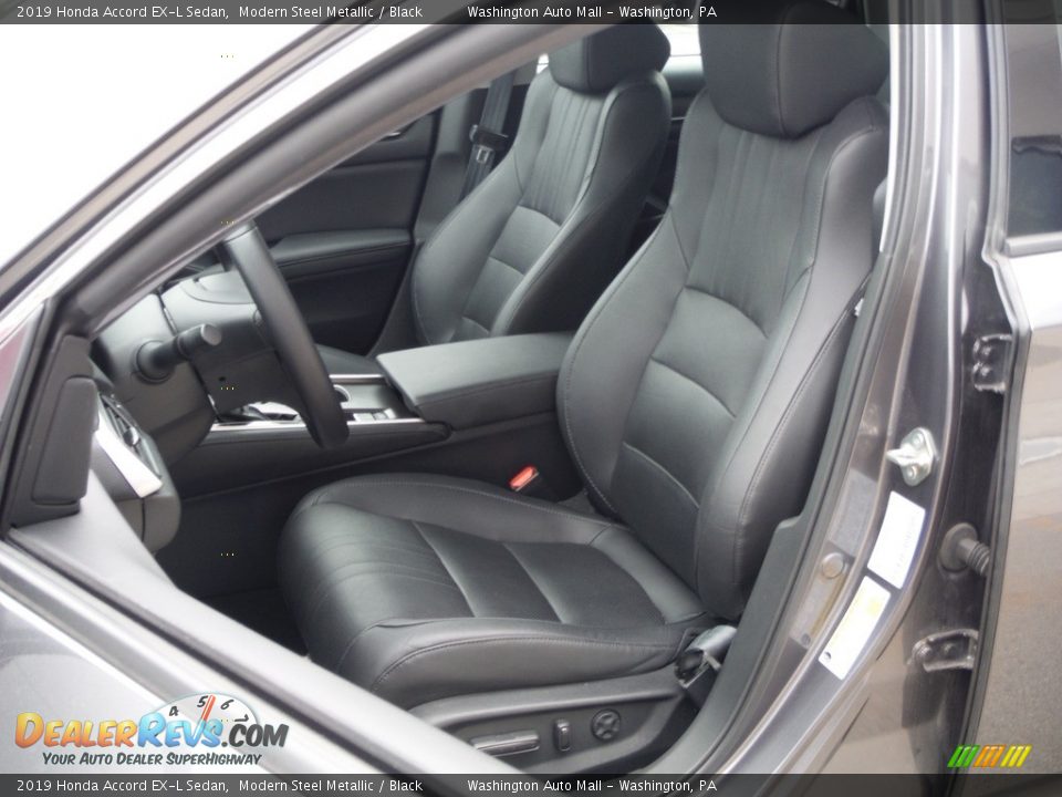 2019 Honda Accord EX-L Sedan Modern Steel Metallic / Black Photo #14