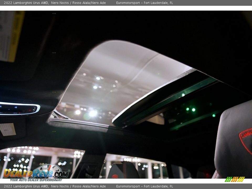 2022 Lamborghini Urus AWD Nero Noctis / Rosso Alala/Nero Ade Photo #37