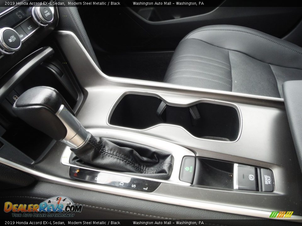 2019 Honda Accord EX-L Sedan Modern Steel Metallic / Black Photo #16