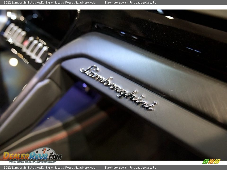 2022 Lamborghini Urus AWD Nero Noctis / Rosso Alala/Nero Ade Photo #39