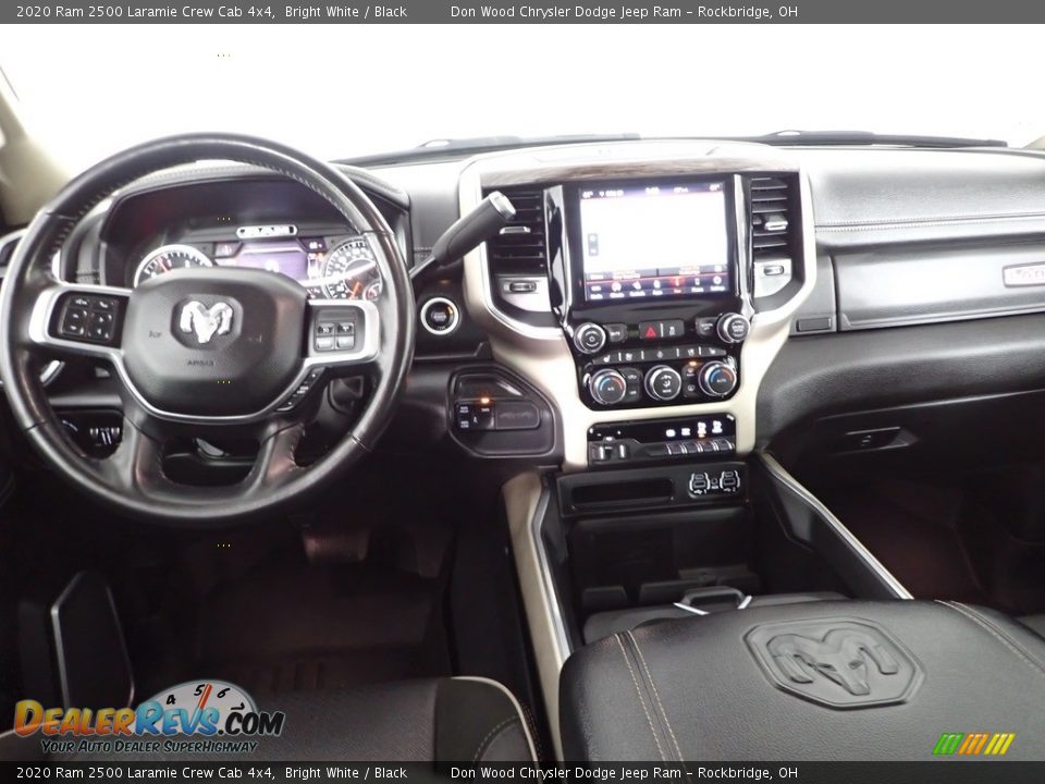 2020 Ram 2500 Laramie Crew Cab 4x4 Bright White / Black Photo #28