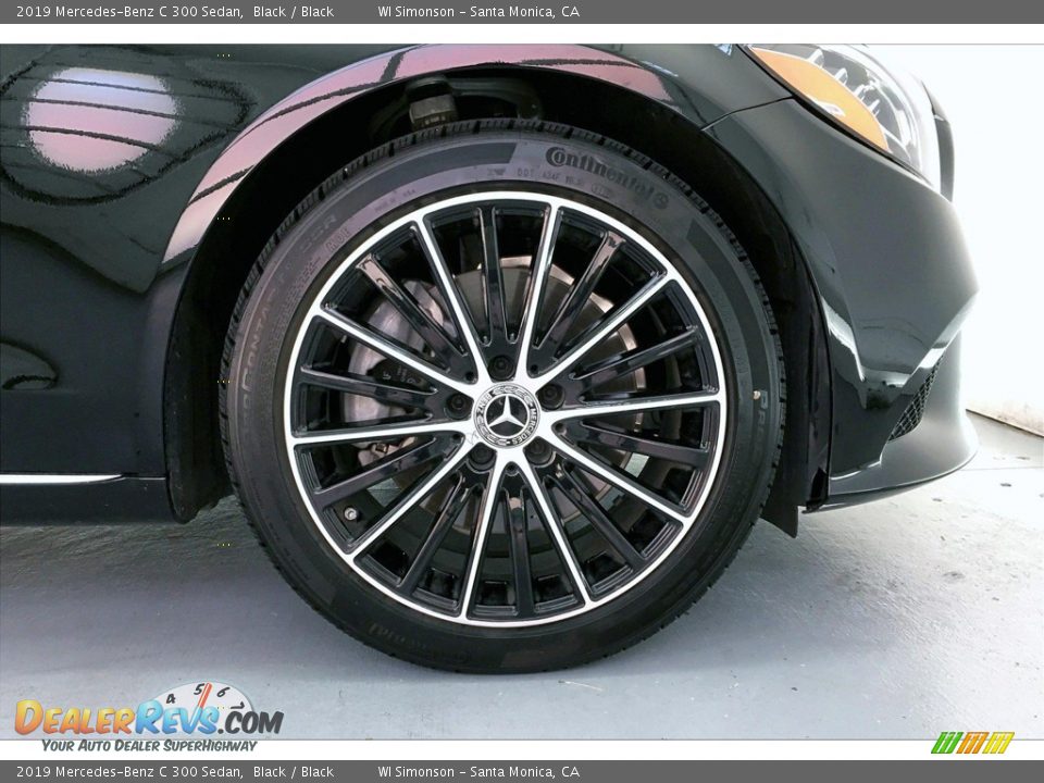 2019 Mercedes-Benz C 300 Sedan Black / Black Photo #8