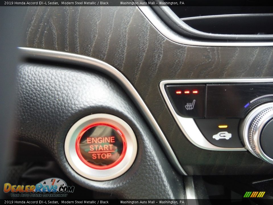 2019 Honda Accord EX-L Sedan Modern Steel Metallic / Black Photo #18