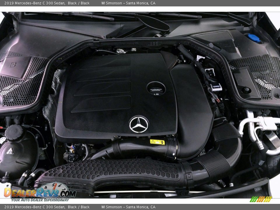 2019 Mercedes-Benz C 300 Sedan Black / Black Photo #9