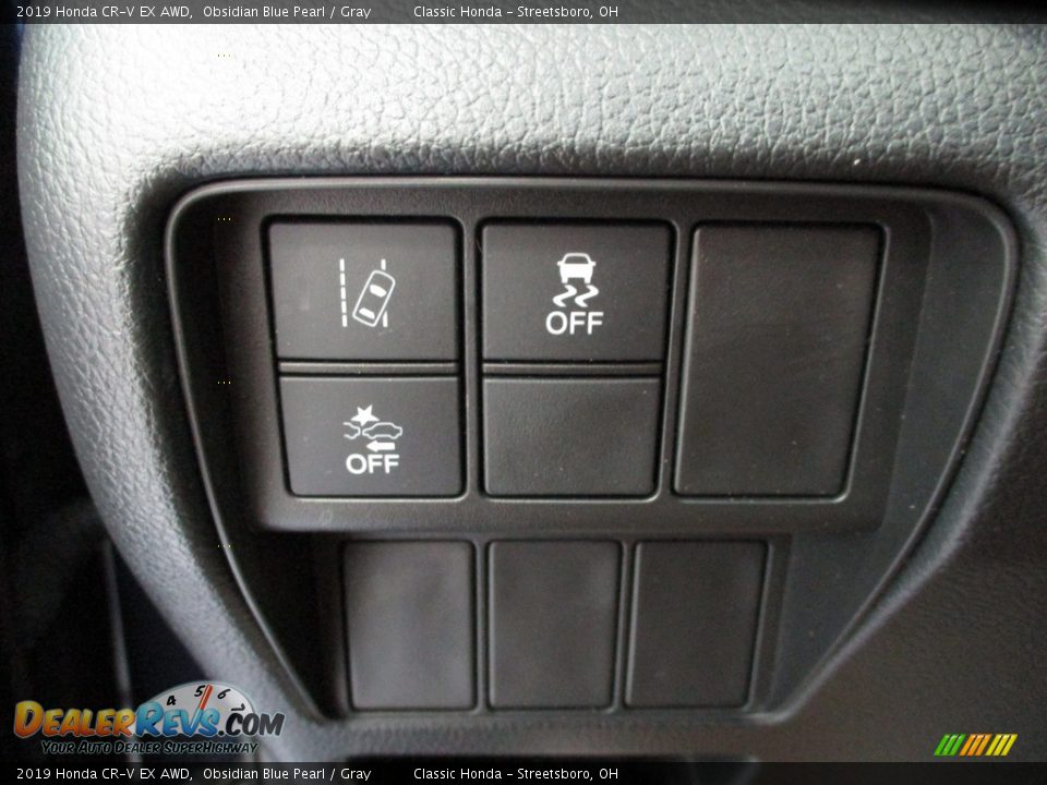2019 Honda CR-V EX AWD Obsidian Blue Pearl / Gray Photo #30