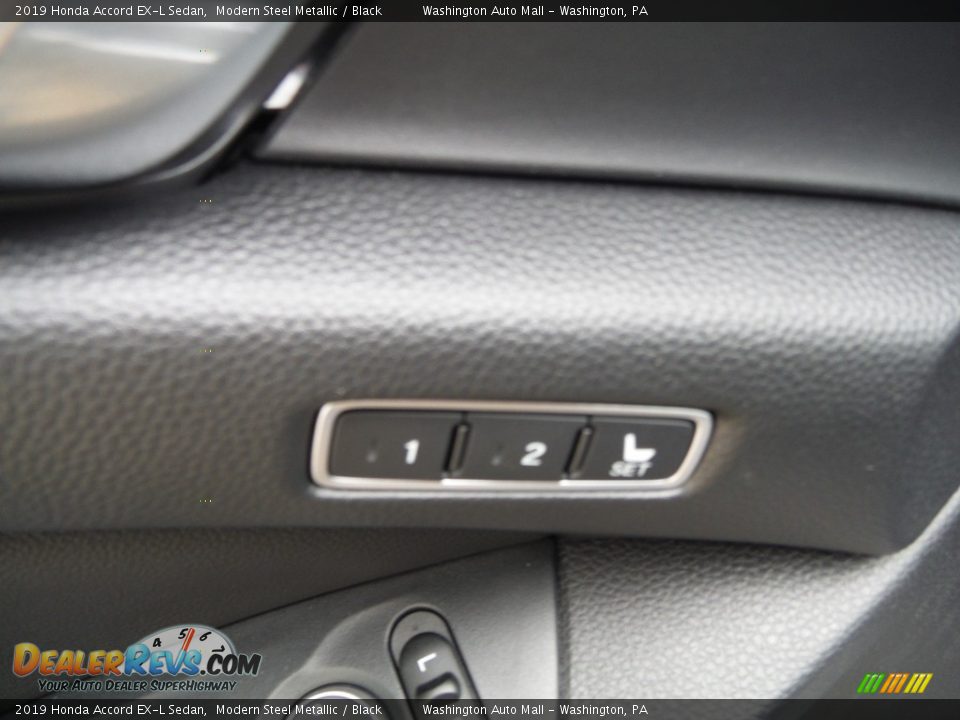 2019 Honda Accord EX-L Sedan Modern Steel Metallic / Black Photo #21