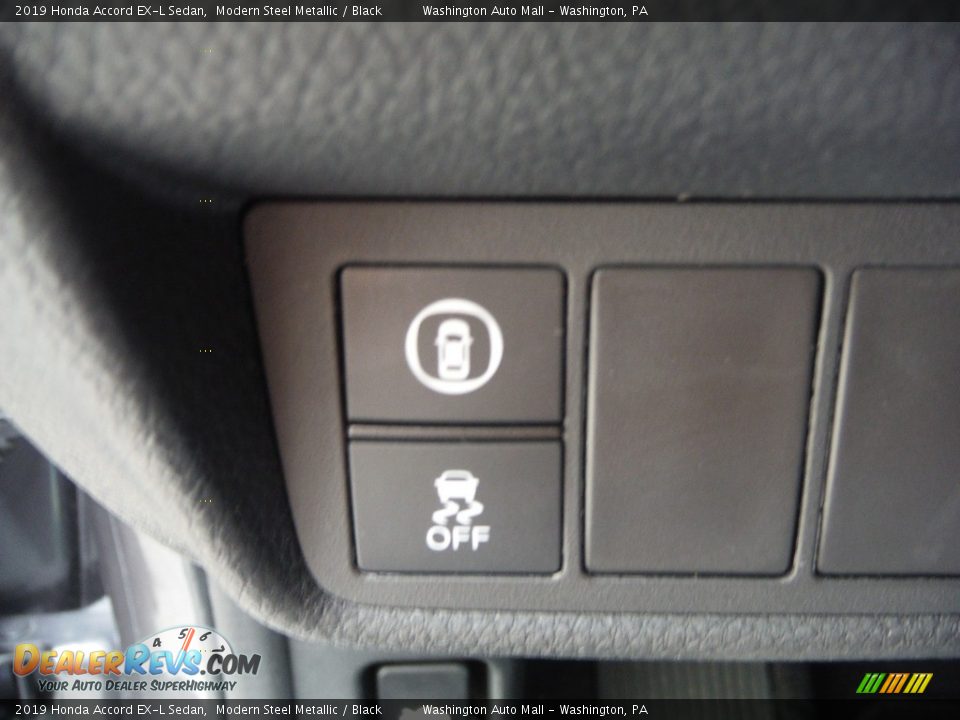 2019 Honda Accord EX-L Sedan Modern Steel Metallic / Black Photo #22