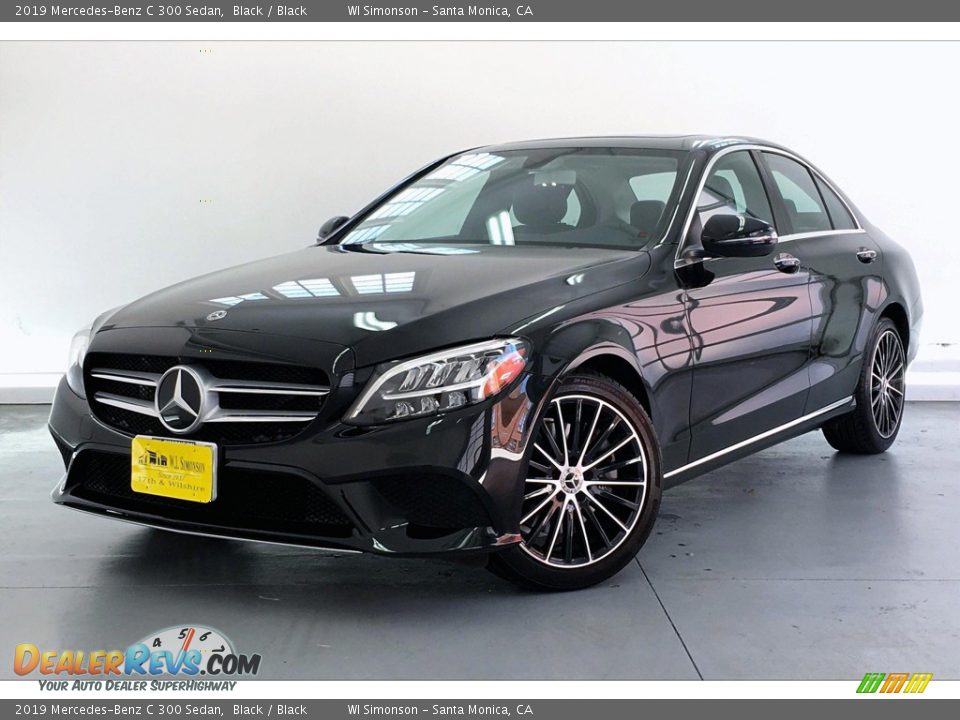 2019 Mercedes-Benz C 300 Sedan Black / Black Photo #12