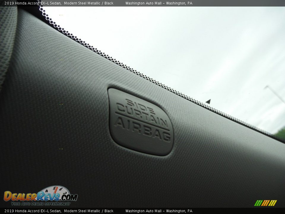 2019 Honda Accord EX-L Sedan Modern Steel Metallic / Black Photo #23