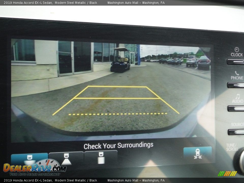 2019 Honda Accord EX-L Sedan Modern Steel Metallic / Black Photo #24