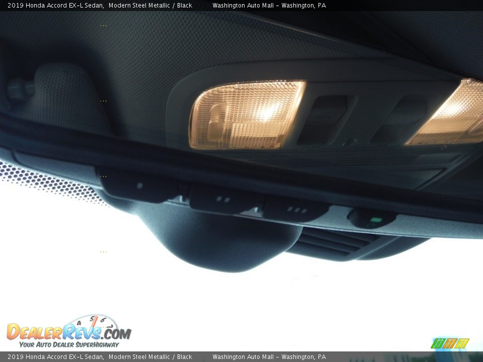 2019 Honda Accord EX-L Sedan Modern Steel Metallic / Black Photo #25
