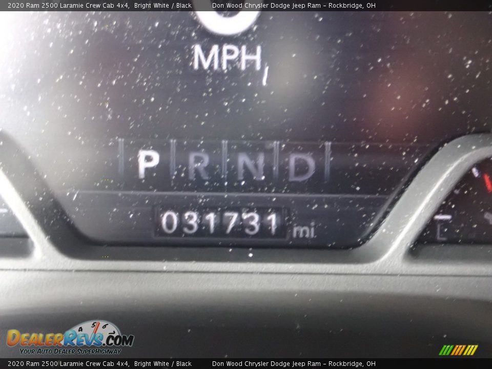 2020 Ram 2500 Laramie Crew Cab 4x4 Bright White / Black Photo #36