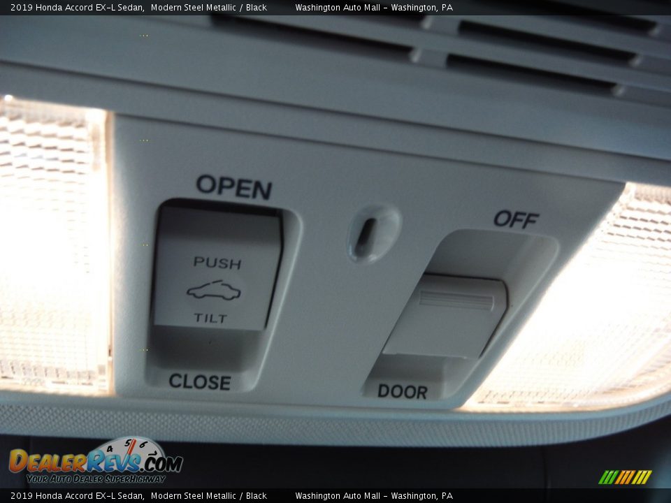 2019 Honda Accord EX-L Sedan Modern Steel Metallic / Black Photo #26