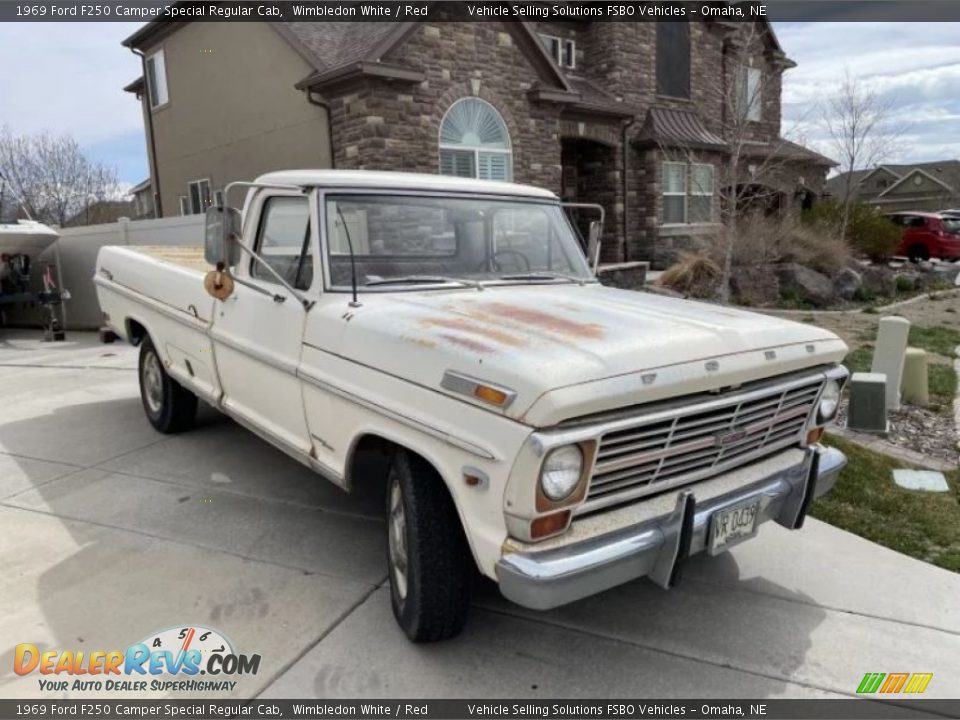 Front 3/4 View of 1969 Ford F250 Camper Special Regular Cab Photo #1