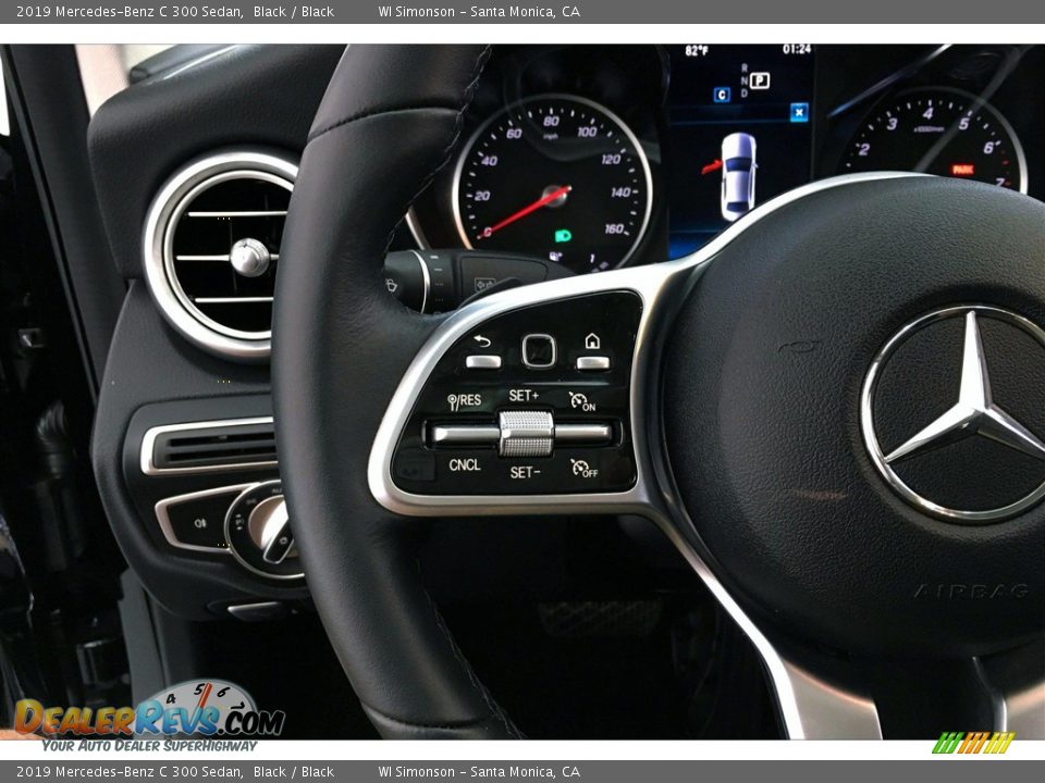 2019 Mercedes-Benz C 300 Sedan Black / Black Photo #18