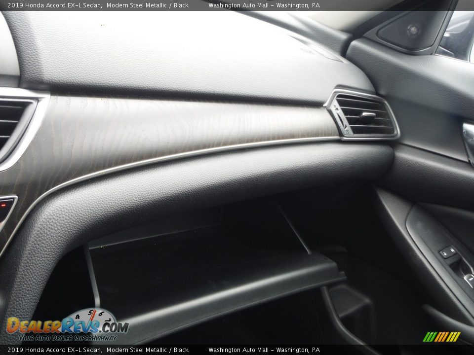 2019 Honda Accord EX-L Sedan Modern Steel Metallic / Black Photo #30