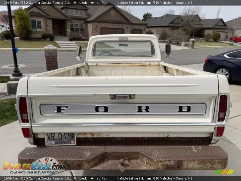 Wimbledon White 1969 Ford F250 Camper Special Regular Cab Photo #3