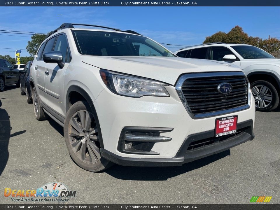 2021 Subaru Ascent Touring Crystal White Pearl / Slate Black Photo #1