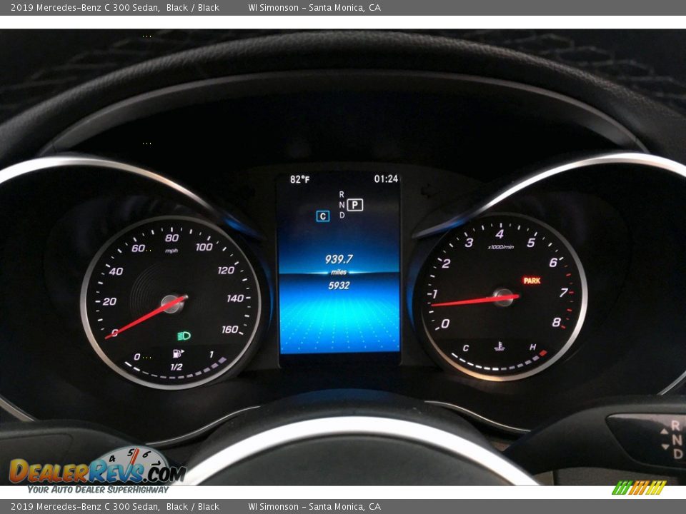 2019 Mercedes-Benz C 300 Sedan Black / Black Photo #20