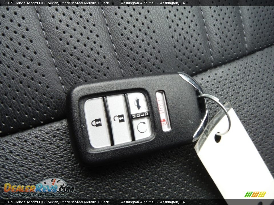 2019 Honda Accord EX-L Sedan Modern Steel Metallic / Black Photo #33