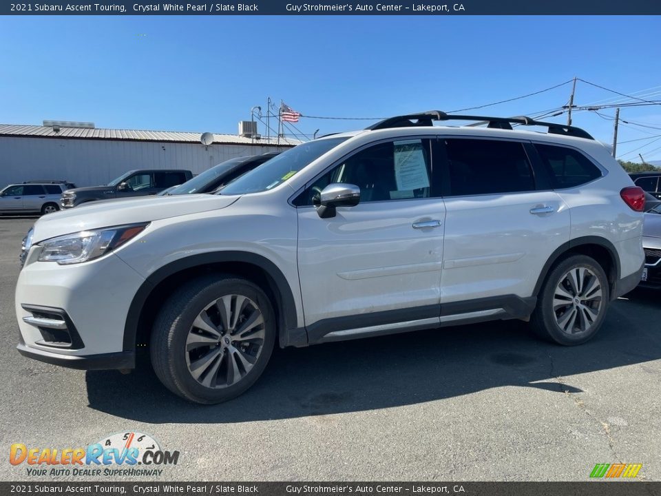 2021 Subaru Ascent Touring Crystal White Pearl / Slate Black Photo #4