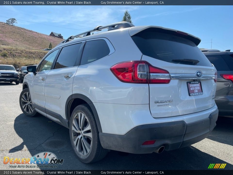 2021 Subaru Ascent Touring Crystal White Pearl / Slate Black Photo #5