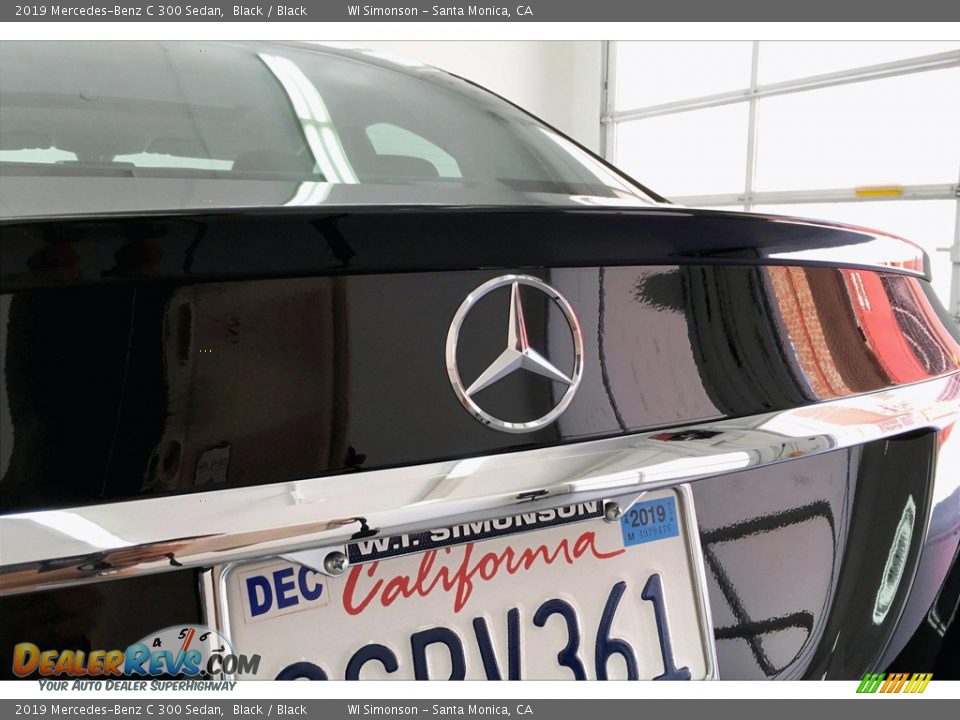 2019 Mercedes-Benz C 300 Sedan Black / Black Photo #27