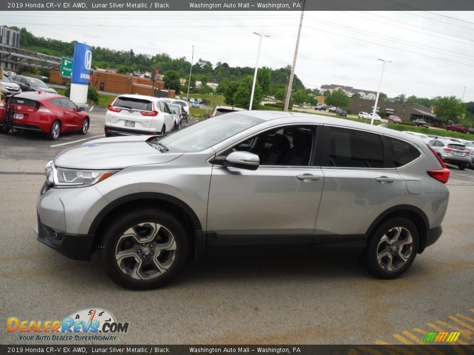 2019 Honda CR-V EX AWD Lunar Silver Metallic / Black Photo #6
