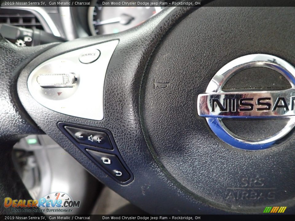 2019 Nissan Sentra SV Gun Metallic / Charcoal Photo #15