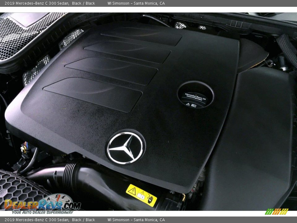 2019 Mercedes-Benz C 300 Sedan Black / Black Photo #31