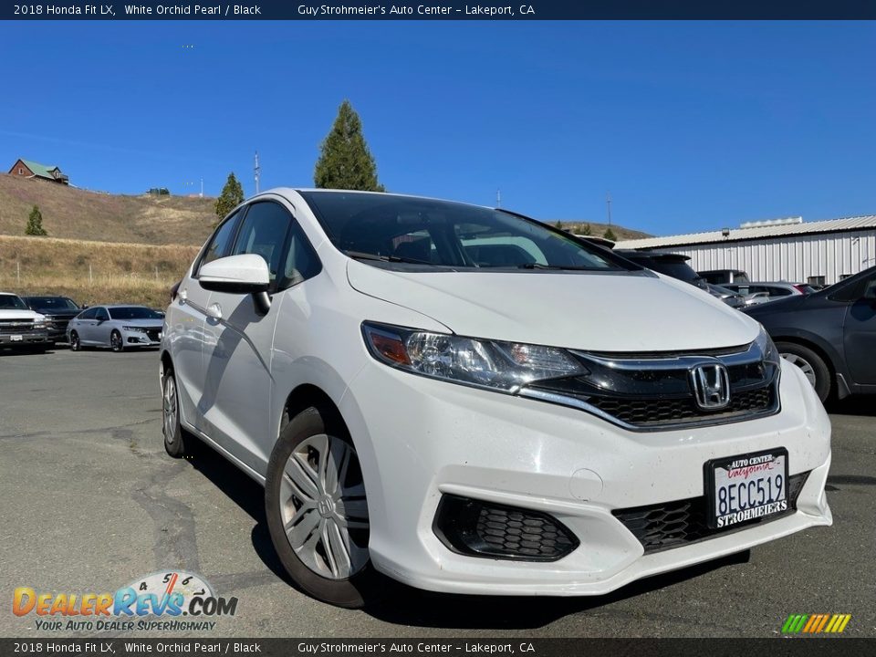 2018 Honda Fit LX White Orchid Pearl / Black Photo #1