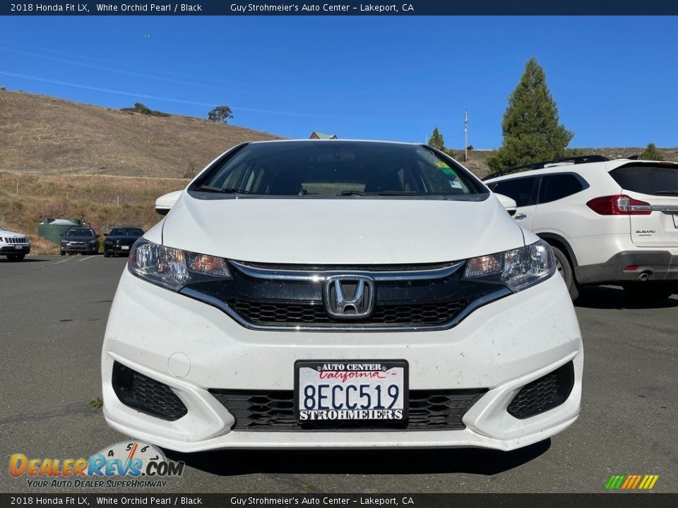 2018 Honda Fit LX White Orchid Pearl / Black Photo #2