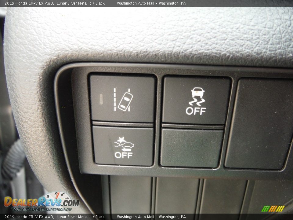 2019 Honda CR-V EX AWD Lunar Silver Metallic / Black Photo #17