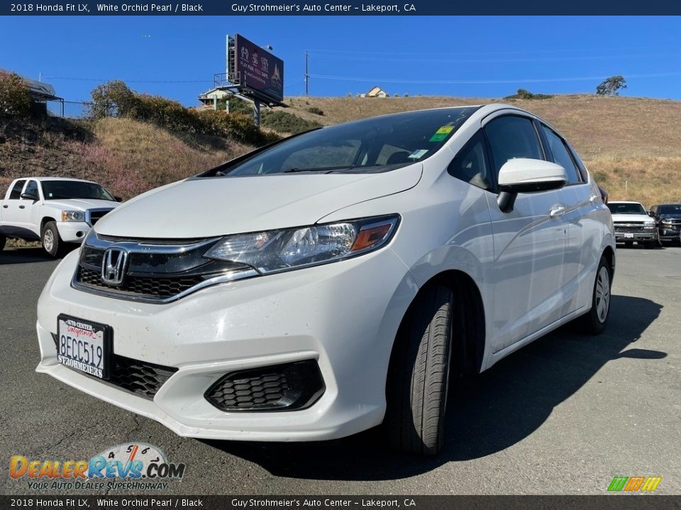 2018 Honda Fit LX White Orchid Pearl / Black Photo #3