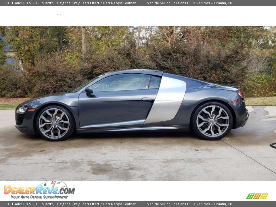 Daytona Grey Pearl Effect 2011 Audi R8 5.2 FSI quattro Photo #16