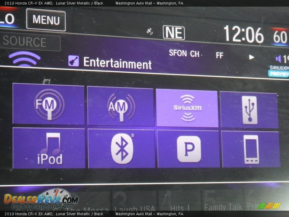 2019 Honda CR-V EX AWD Lunar Silver Metallic / Black Photo #20