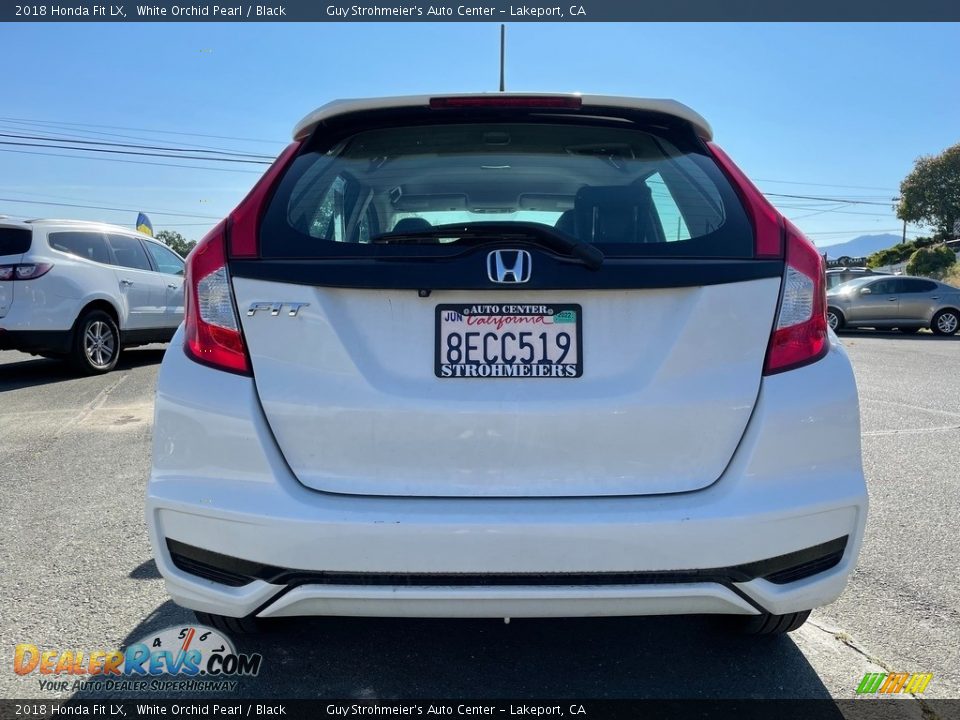 2018 Honda Fit LX White Orchid Pearl / Black Photo #6