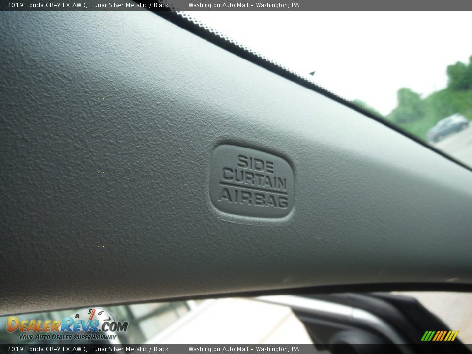 2019 Honda CR-V EX AWD Lunar Silver Metallic / Black Photo #22