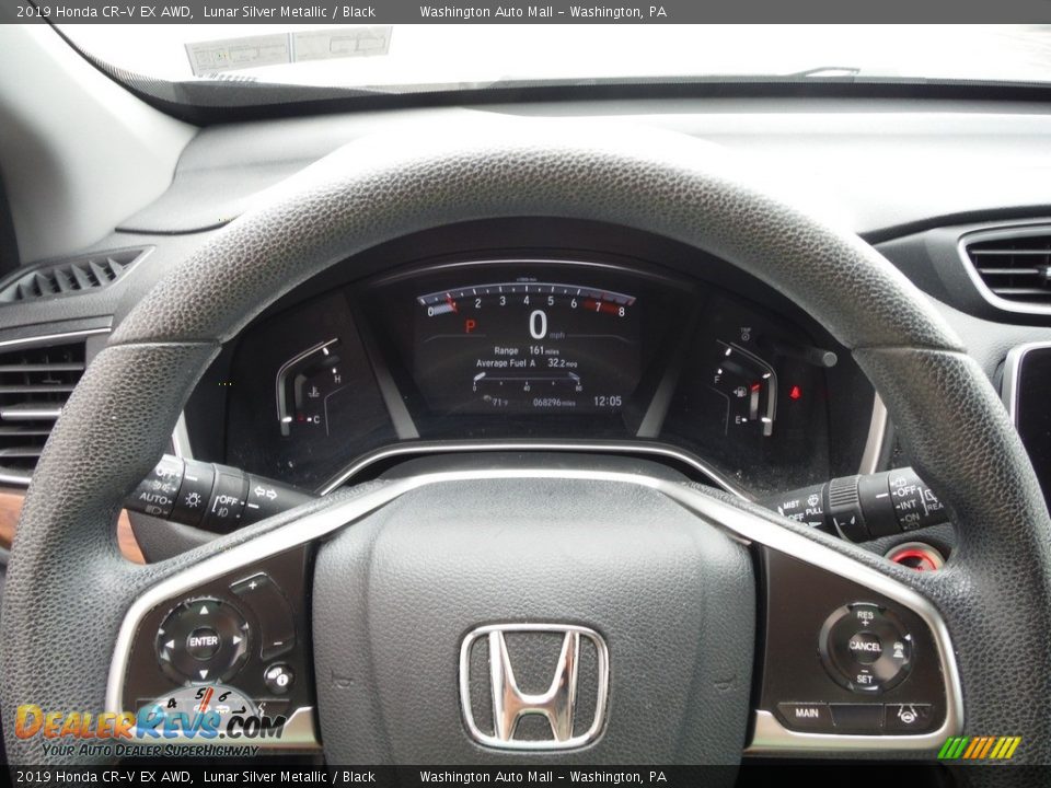 2019 Honda CR-V EX AWD Lunar Silver Metallic / Black Photo #24