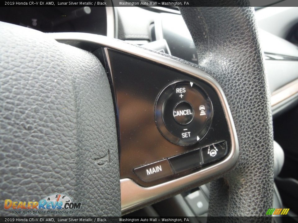 2019 Honda CR-V EX AWD Lunar Silver Metallic / Black Photo #26