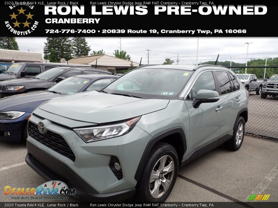 2020 Toyota RAV4 XLE Lunar Rock / Black Photo #1