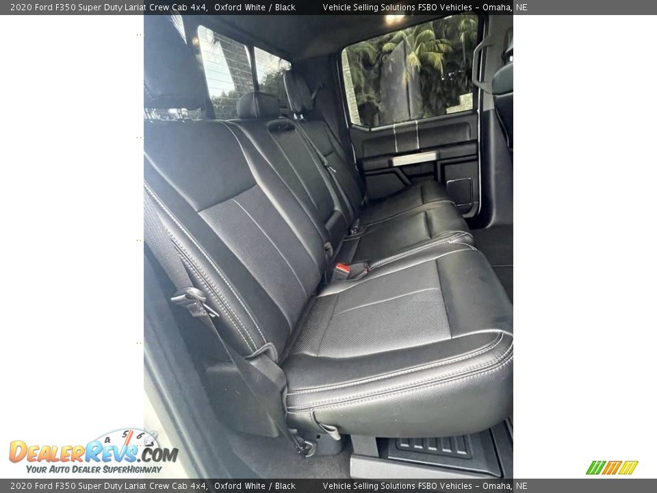 2020 Ford F350 Super Duty Lariat Crew Cab 4x4 Oxford White / Black Photo #6