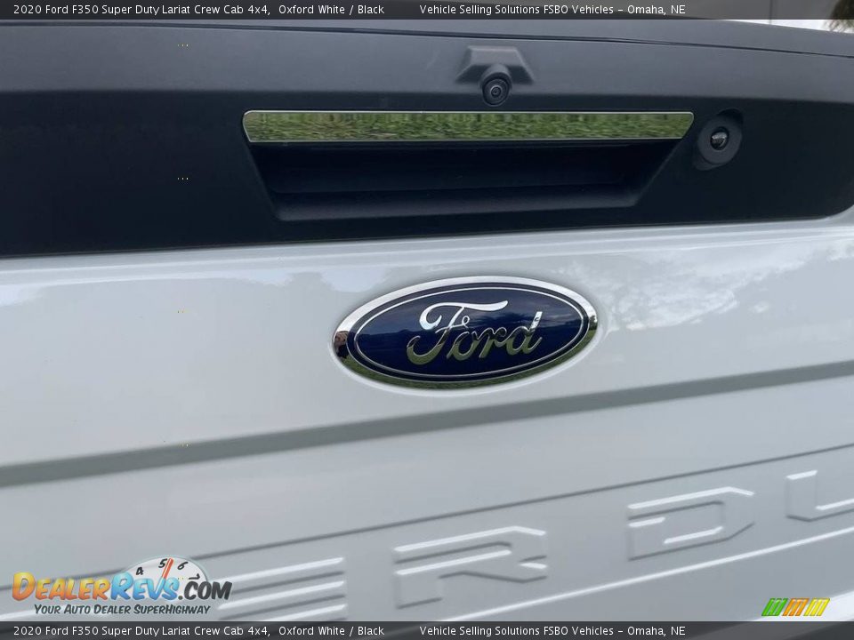 2020 Ford F350 Super Duty Lariat Crew Cab 4x4 Oxford White / Black Photo #9