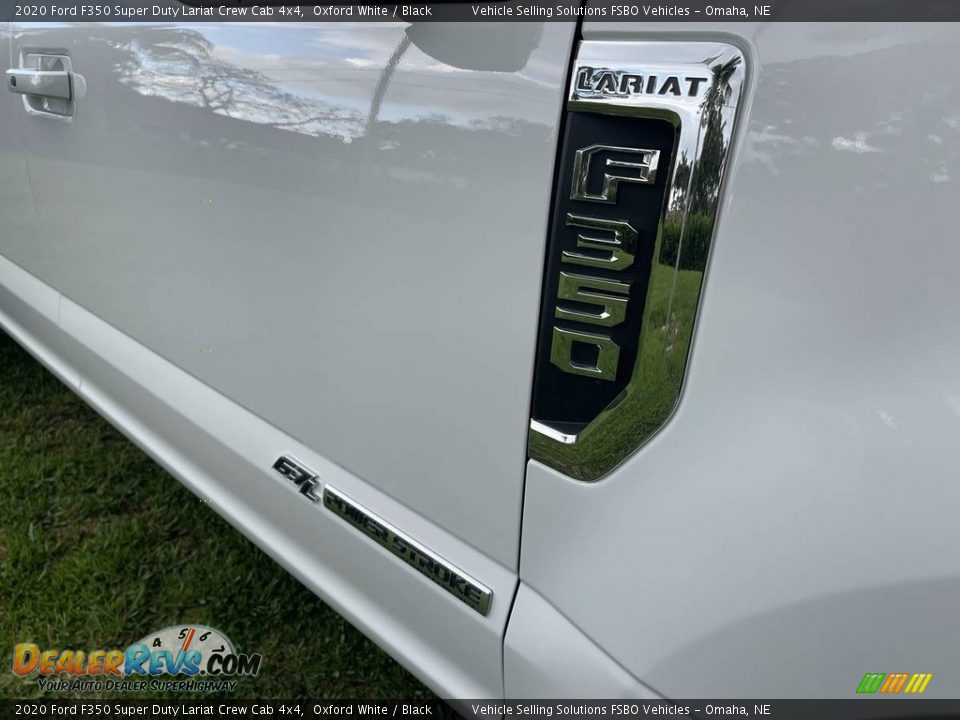 2020 Ford F350 Super Duty Lariat Crew Cab 4x4 Oxford White / Black Photo #11