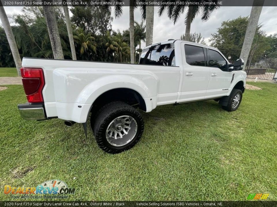 2020 Ford F350 Super Duty Lariat Crew Cab 4x4 Oxford White / Black Photo #13