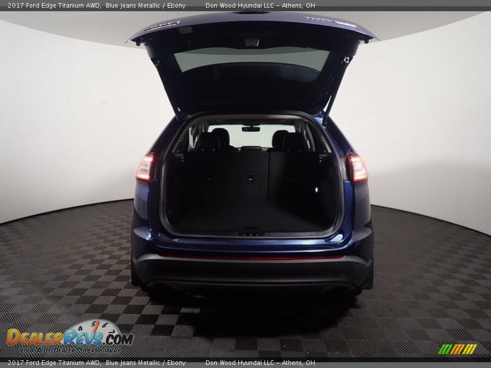 2017 Ford Edge Titanium AWD Blue Jeans Metallic / Ebony Photo #17